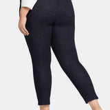 Skinny Ankle Pull-on Jeans In Plus Size - Rinse