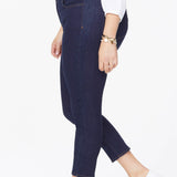 Alina Skinny Ankle Jeans In Plus Size - Rinse