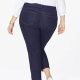 Alina Skinny Ankle Jeans In Plus Size - Rinse