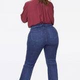 Barbara Bootcut Jeans In Plus Size - Habana