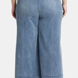 Mona Wide Leg Trouser Ankle Jeans In Plus Size - State