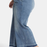 Mona Wide Leg Trouser Ankle Jeans In Plus Size - State