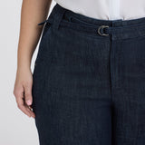 Mia Palazzo Jeans In Plus Size - Rinse