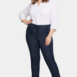 Slim Jogger Ankle Pants In Plus Size - Lightweight Rinse