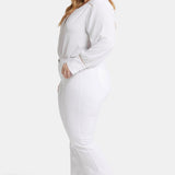 Barbara Bootcut Jeans In Plus Size - Optic White
