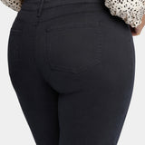 Briella 11 Inch Denim Shorts In Plus Size - Black