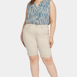 Briella 11 Inch Denim Shorts In Plus Size - Feather