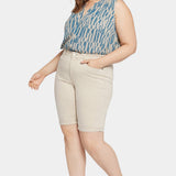 Briella 11 Inch Denim Shorts In Plus Size - Feather