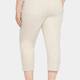 Chloe Capri Jeans In Plus Size - Feather