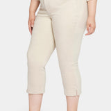 Chloe Capri Jeans In Plus Size - Feather
