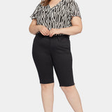 Sophie Bike Capri Jeans In Plus Size - Black