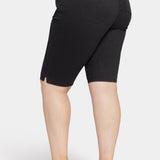Sophie Bike Capri Jeans In Plus Size - Black