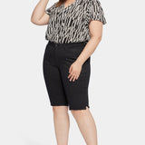 Sophie Bike Capri Jeans In Plus Size - Black
