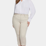Chloe Capri Jeans In Plus Size - Feather