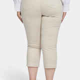 Chloe Capri Jeans In Plus Size - Feather
