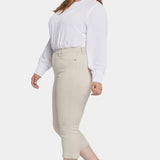 Chloe Capri Jeans In Plus Size - Feather