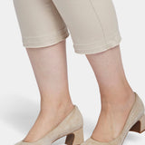 Chloe Capri Jeans In Plus Size - Feather
