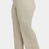 Teresa Wide Leg Ankle Jeans In Plus Size - Feather