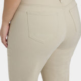 Teresa Wide Leg Ankle Jeans In Plus Size - Feather