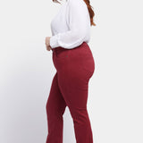 Marilyn Straight Jeans In Plus Size - Wild Currant