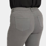 Marilyn Straight Jeans In Plus Size - Lunar Stone
