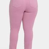 Sheri Slim Ankle Jeans In Plus Size - Ballet