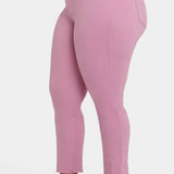 Sheri Slim Ankle Jeans In Plus Size - Ballet