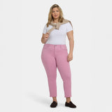 Sheri Slim Ankle Jeans In Plus Size - Ballet