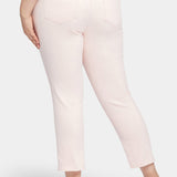 Sheri Slim Ankle Jeans In Plus Size - Carnation
