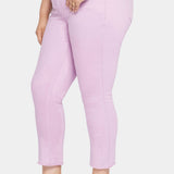 Sheri Slim Ankle Jeans In Plus Size - Mauve Mist