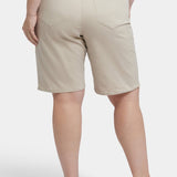 Lilly Denim Shorts In Plus Size - Feather