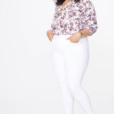 Ami Skinny Jeans In Plus Size - Optic White