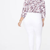 Ami Skinny Jeans In Plus Size - Optic White