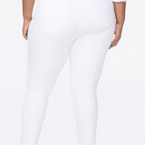 Ami Skinny Ankle Jeans In Plus Size - Optic White