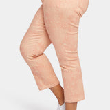Marilyn Straight Ankle Jeans In Plus Size - Mirage Leopard