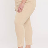 Skinny Ankle Pull-On Jeans In Plus Size - Marisol Warm Sand