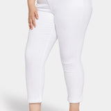 Sheri Slim Ankle Jeans In Plus Size - Optic White