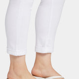 Sheri Slim Ankle Jeans In Plus Size - Optic White