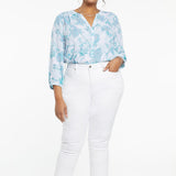 Sheri Slim Jeans In Plus Size - Optic White