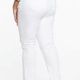 Sheri Slim Jeans In Plus Size - Optic White