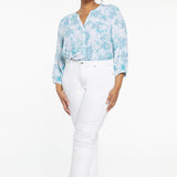 Sheri Slim Jeans In Plus Size - Optic White