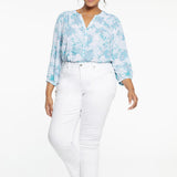 Sheri Slim Jeans In Plus Size - Optic White