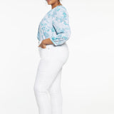 Sheri Slim Jeans In Plus Size - Optic White