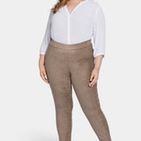 Basic Legging Pants In Plus Size - Saddlewood