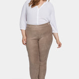 Basic Legging Pants In Plus Size - Saddlewood