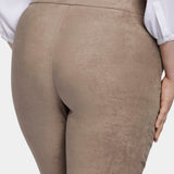 Basic Legging Pants In Plus Size - Saddlewood