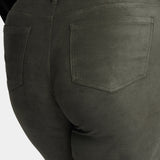 Sheri Slim Jeans In Plus Size - Vine Leaf
