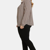 Modern Blouse In Plus Size - Corinth Peaks
