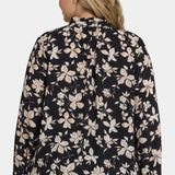 Pleated Front Tunic In Plus Size - Claudette