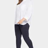 Zoey Blouse in Plus Size - Optic White